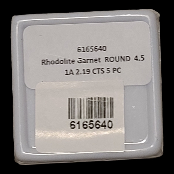 *Sold* NEW Orissa Rhodolite Garnet Round Loose Gemstones 2.19 Carats - Picture 5 of 6